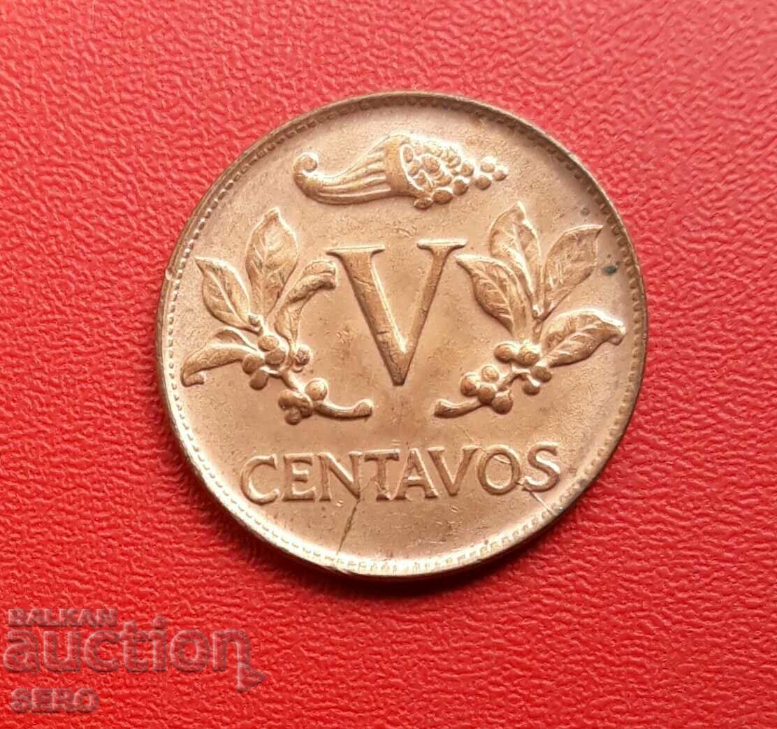 Κολομβία-5 centavos 1968-κράτηση
