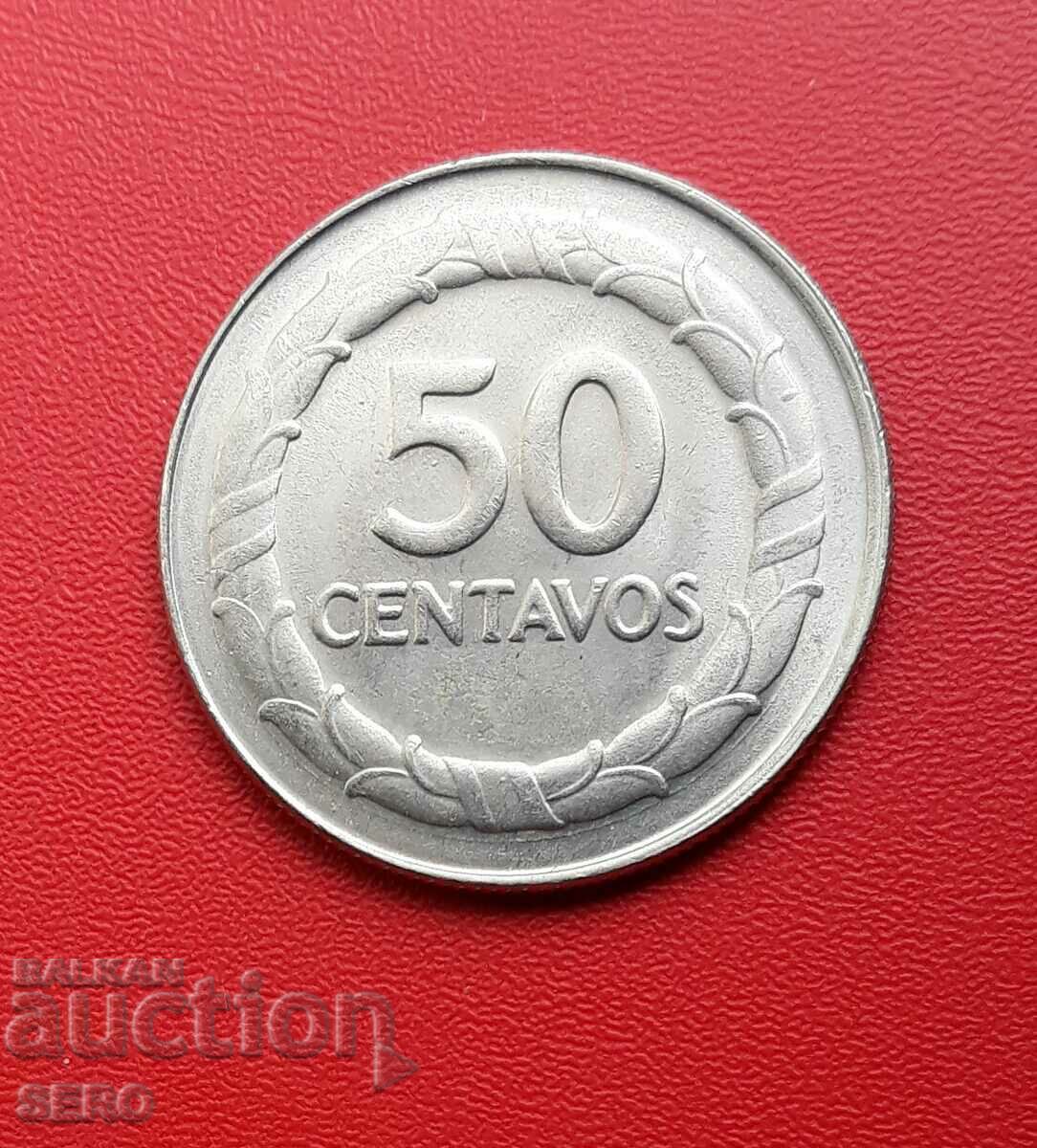 Colombia-50 centavos 1969-ext. preserved