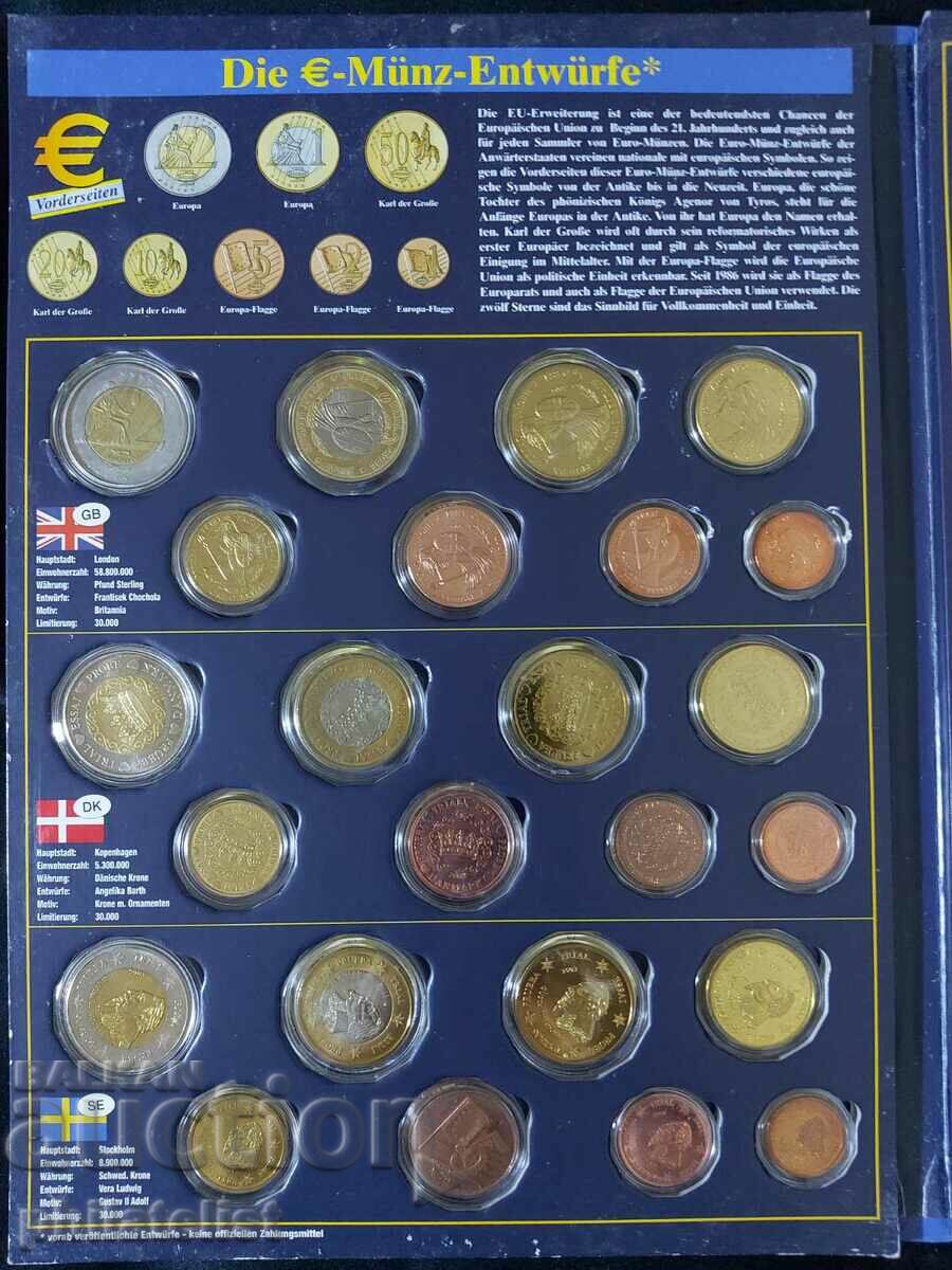 Set of 7 Proof Euro Series 2003 Year II , UNC with price 150.00 BGN | € 76.69