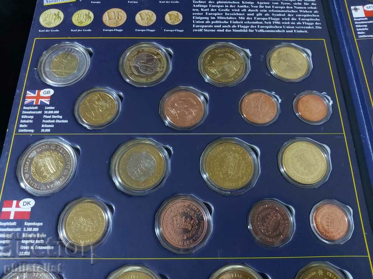 Auction  Set of 7 Proof Euro Series 2003 Year II , UNC