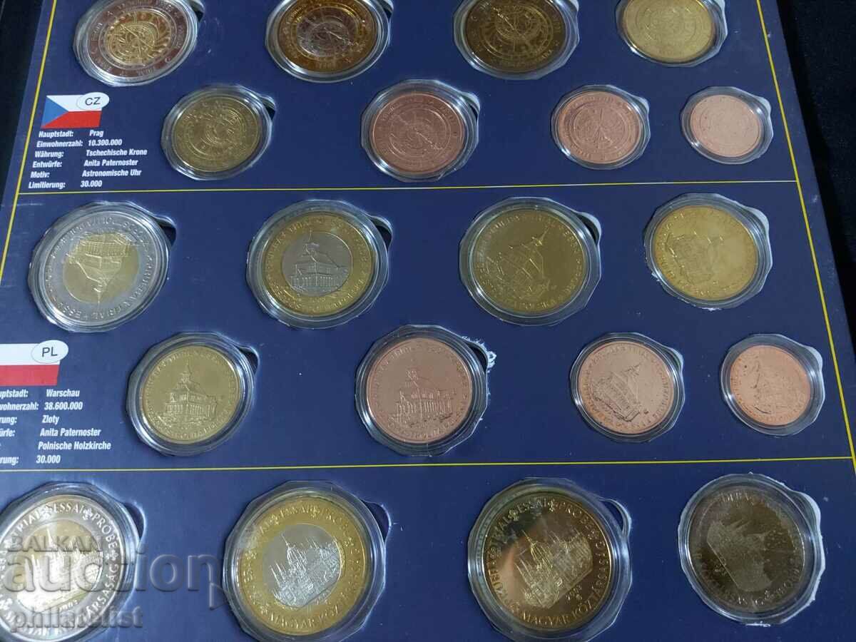 Set of 7 Proof Euro Series 2003 Year II , UNC - 6