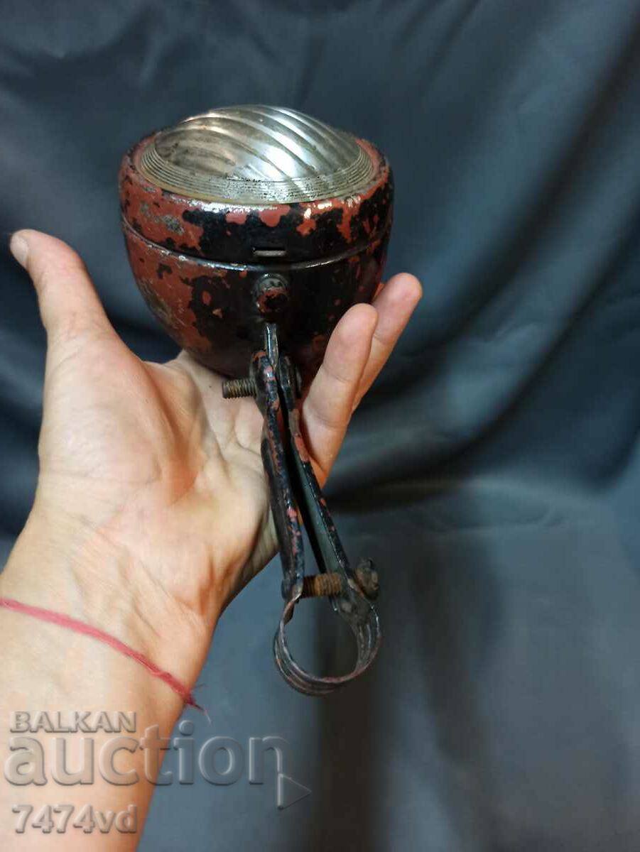 Παλαιός γερμανικός προβολέας ποδηλάτου Hackel - 6 Παλαιός γερμανικός προβολέας ποδηλάτου Hackel - 6