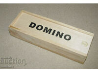 New Domino Board Game 28 Tiles Wooden Wooden Box