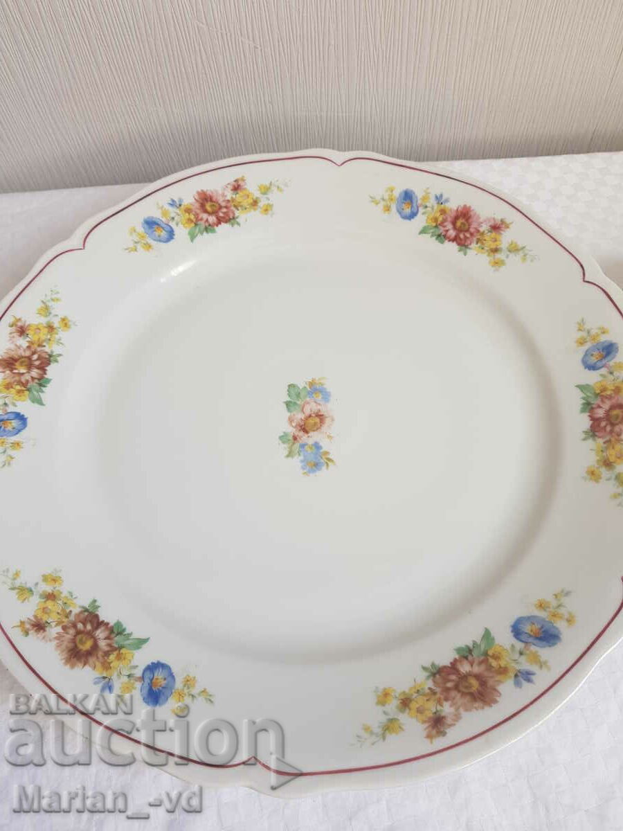 Доставка на Голяма порцеланова чиния и солник Доставка на Голяма порцеланова чиния и солник