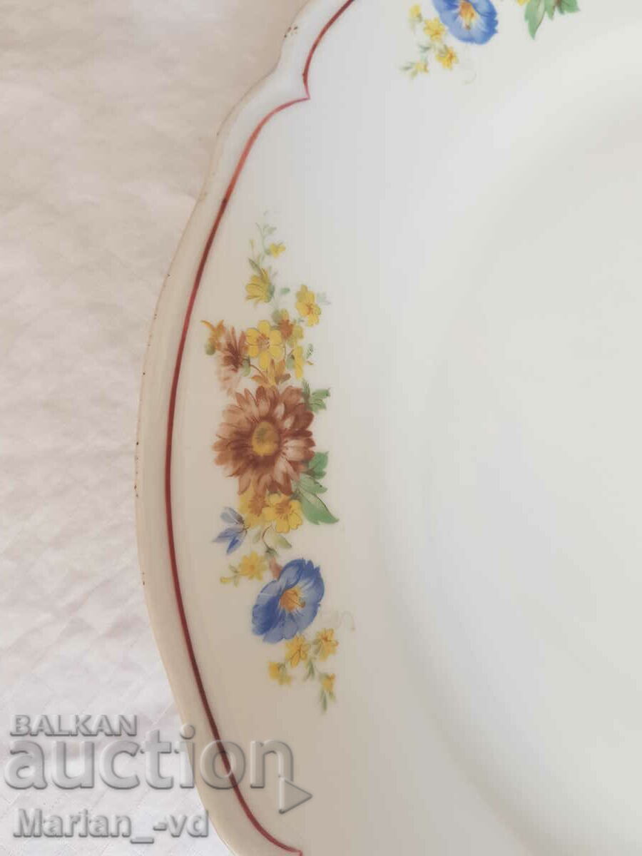 Голяма порцеланова чиния и солник - 5 Голяма порцеланова чиния и солник - 5