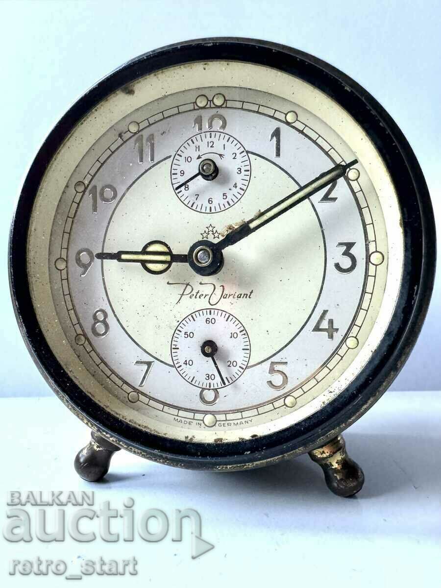 Old Peter Variant alarm clock. It works! from 1 st. BZC