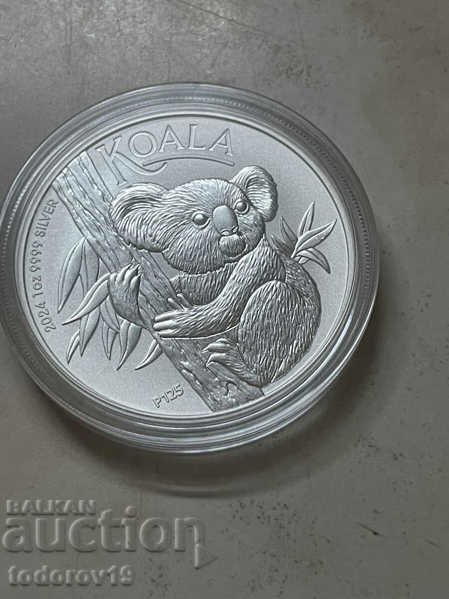 Auction  1 oz Silver Australian Koala 2024