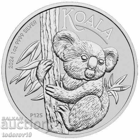 1 oz Argint Koala Australian 2024