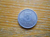 5 pfennig 1983 - RDG