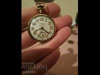 Women's pocket watch, ROXANE, 33mm, with gold plating.