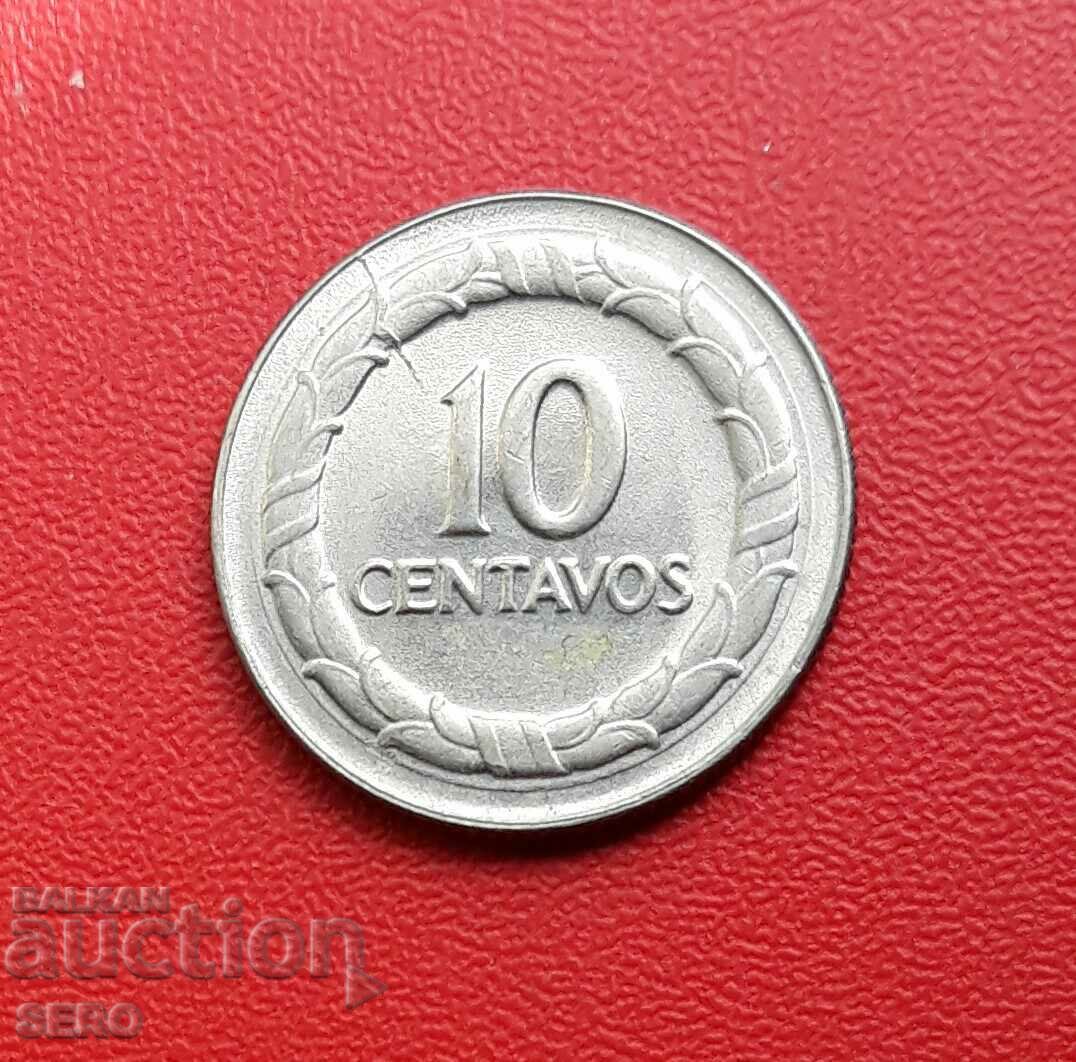 Κολομβία-10 centavos 1969-ext