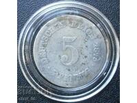 5 pfennig 1875