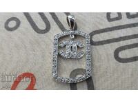 LARGE NEW CHANEL SILVER PENDANT 8.82 g / SAMPLE 925