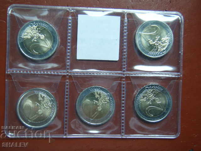 Аукцион 2 Euro 2019 Germany (A, D, F, G, J) "Berlin wall" /Германия/