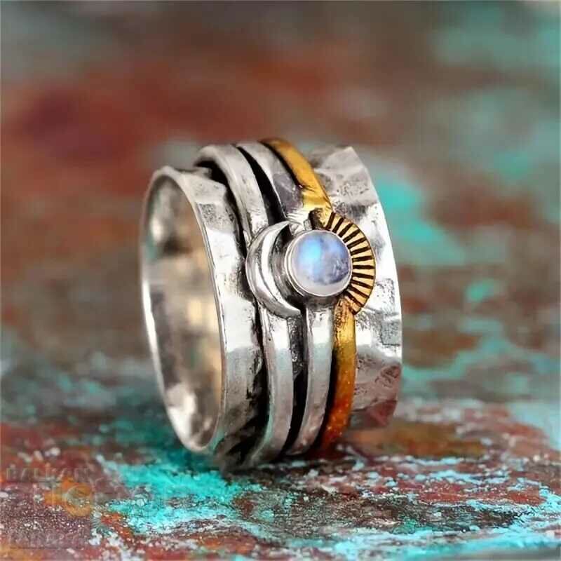 Turkish moonstone ring
