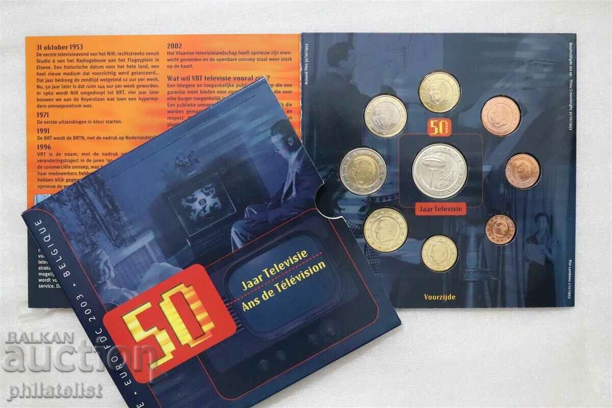 Βέλγιο 2003 - Complete Bank Euro Set + Medal TV