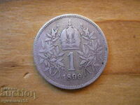 1 крона 1899 г (сребро)  - Австрия