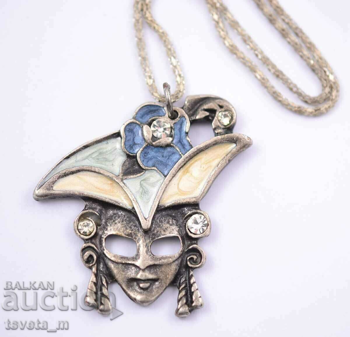 Chain with medallion, pendant, necklace Venice Carnival with price 12.00 BGN | € 6.14 Chain with medallion, pendant, necklace Venice Carnival with price 12.00 BGN | € 6.14