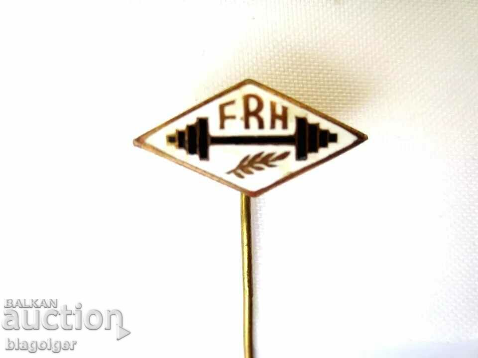 Auction Old badge - Weightlifting Federation - New Zealand Auction Old badge - Weightlifting Federation - New Zealand