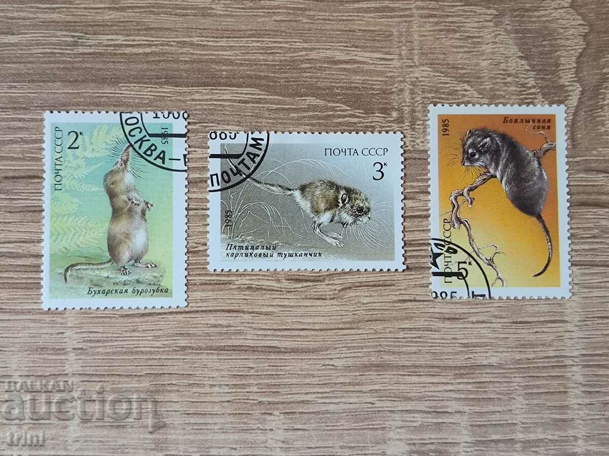 USSR Fauna protected animals 1985