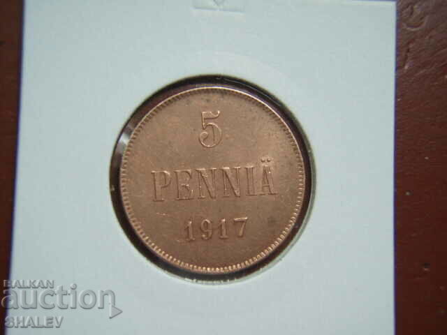 5 Pennia 1917 Finland (5 pennia Finland) /2/ - AU+ with price 29.89 BGN | € 15.28 5 Pennia 1917 Finland (5 pennia Finland) /2/ - AU+ with price 29.89 BGN | € 15.28