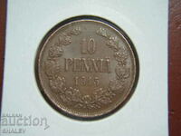 10 Pennia 1915 Finland (10 пеня Финландия) /2/ - AU