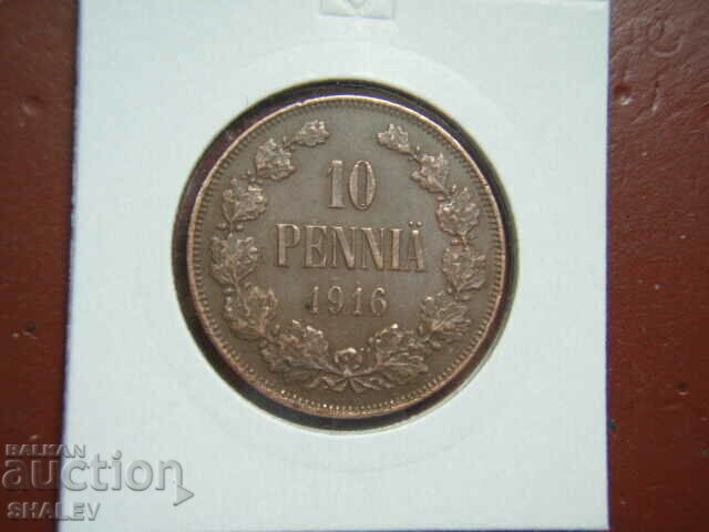 Auction  10 Pennia 1916 Finland - AU