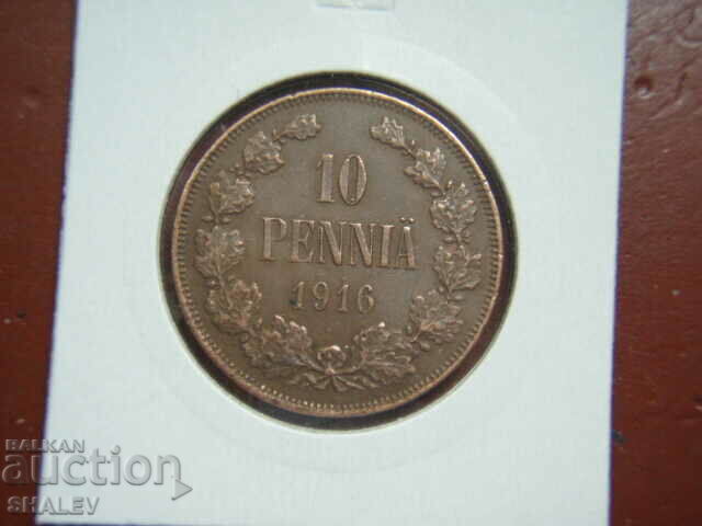 10 Pennia 1916 Finlanda - AU