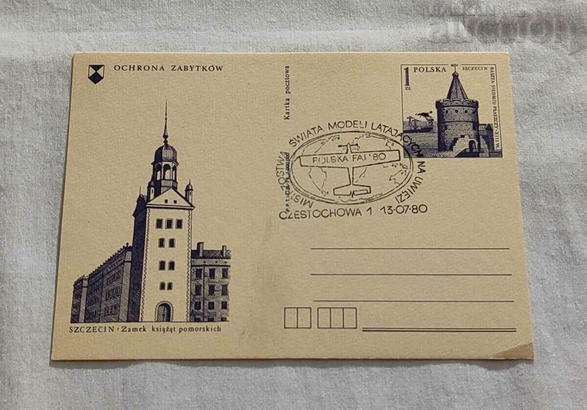 POLAND 1980 SZCZECIN ZAMEK FIRST DAY CARD