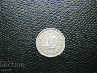 Malaya and Borneo 10 cent 1953