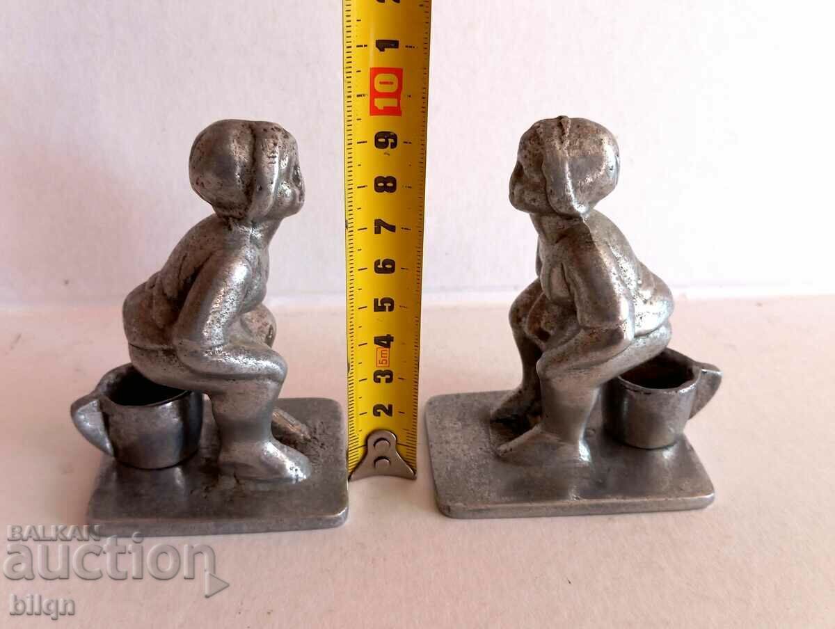 Great Old Collectible Figures - Children On Pots - 5