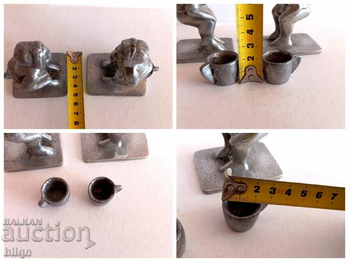 Great Old Collectible Figures - Children On Pots - 7 Great Old Collectible Figures - Children On Pots - 7