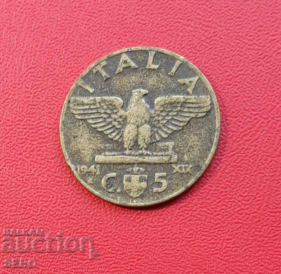 Италия-5 цента 1941