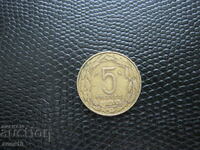 Cameroon 5 francs 1961