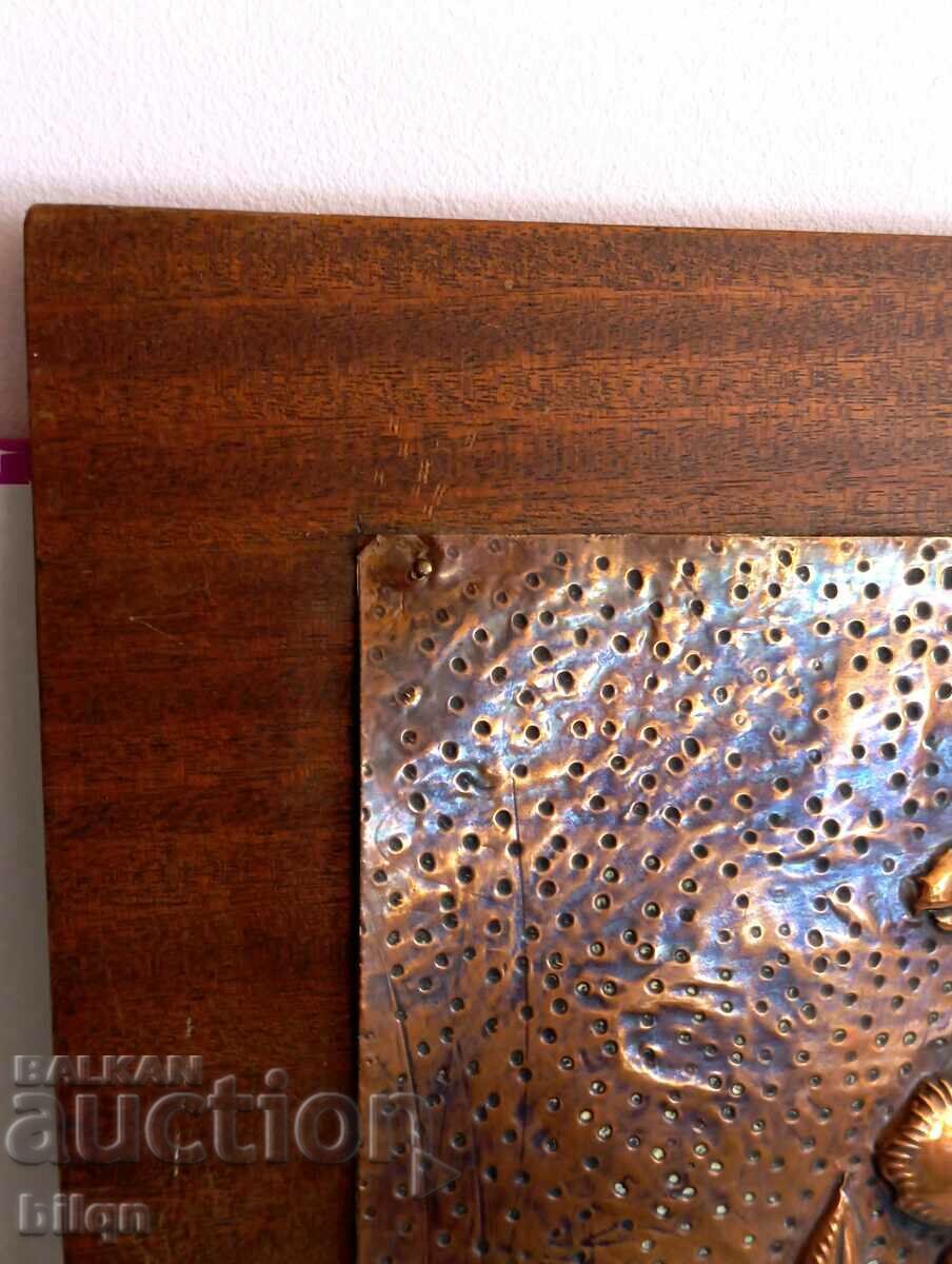 Delivery of Great Old Copper Sign Delivery of Great Old Copper Sign