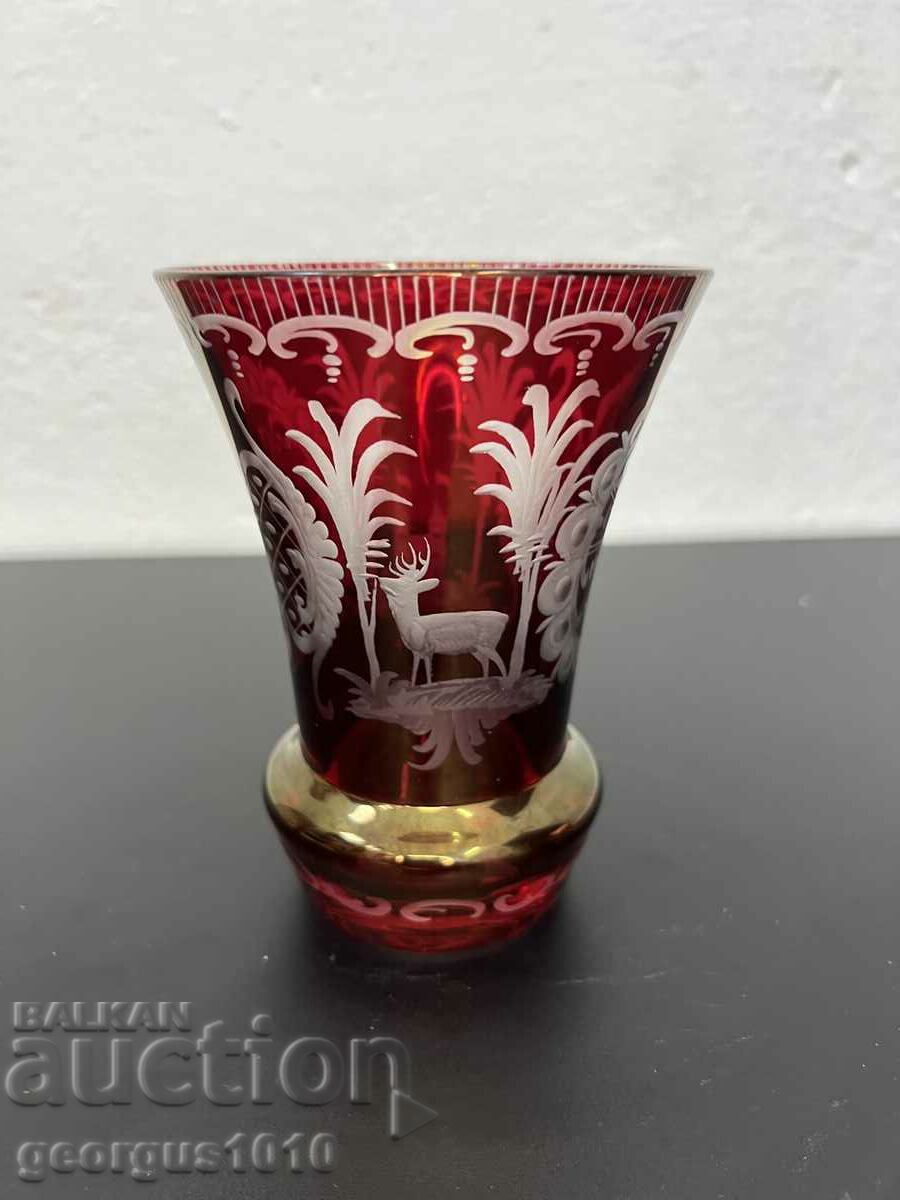 Crystal vase #5566