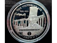 Silver 1 Crown Isambard Brunel 2001 Γιβραλτάρ