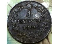 1 centesimo 1900 centesimo Ιταλία R - Ρώμη Βασιλιάς Umberto I 4