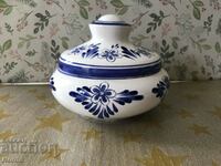 A beautiful Holland porcelain box/dish