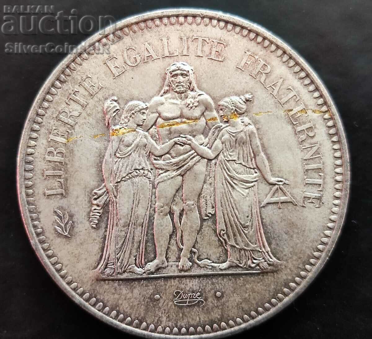 Argint 50 Franc Hercules 1974 Franța