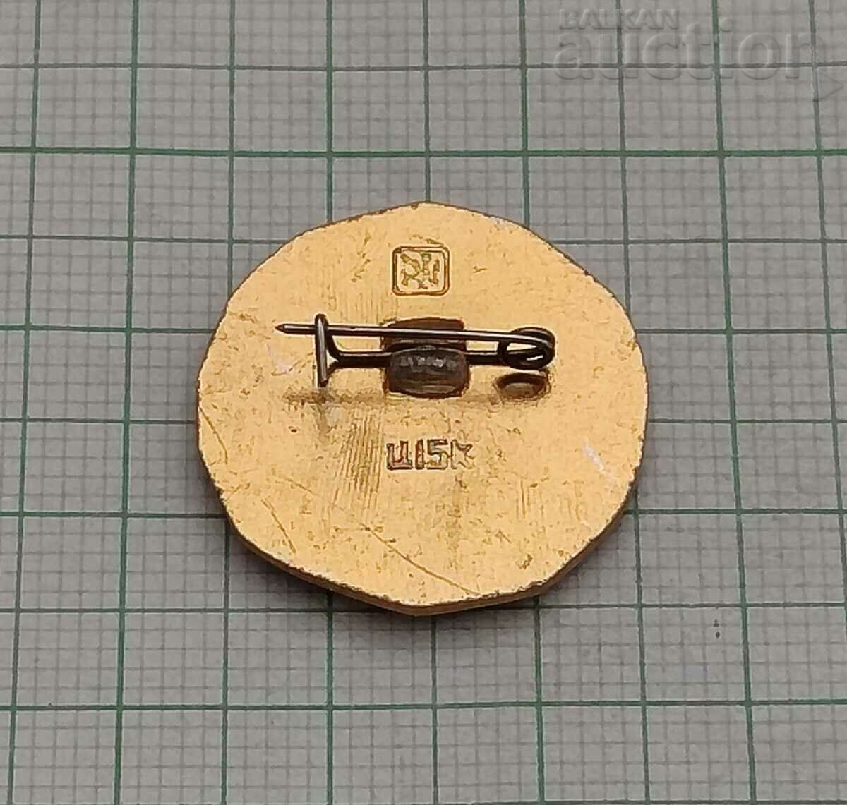 IRKUTSK ANCIENT RUSSIA COAT OF ARMS USSR BADGE with price 1.00 BGN | € 0.51