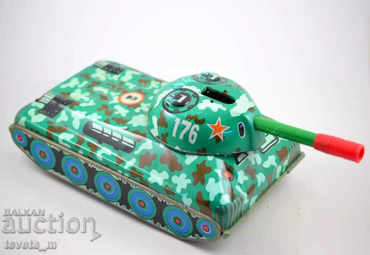 Tin toy tank USSR children's toys soc