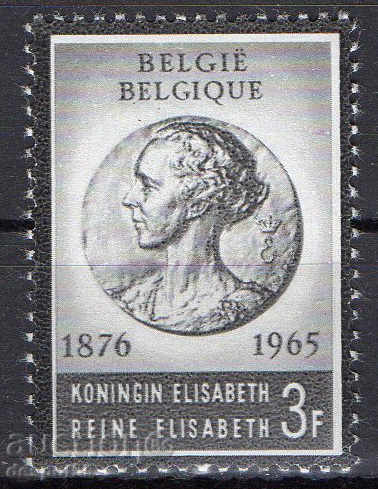 1965. Belgia. Doliu pentru Regina Elisabeta (1876-1965).