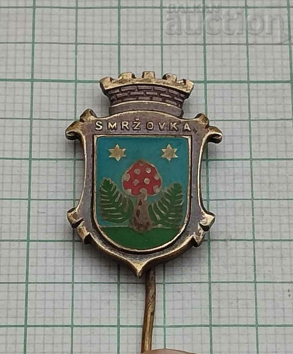 CZECH REPUBLIC Smržovka COAT OF COAT BADGE