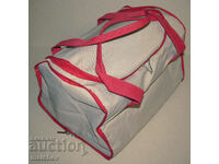 Women's travel textile folding bag excellent unused