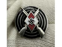 Al treilea Reich Germania Hitlerjugend insignă de tir