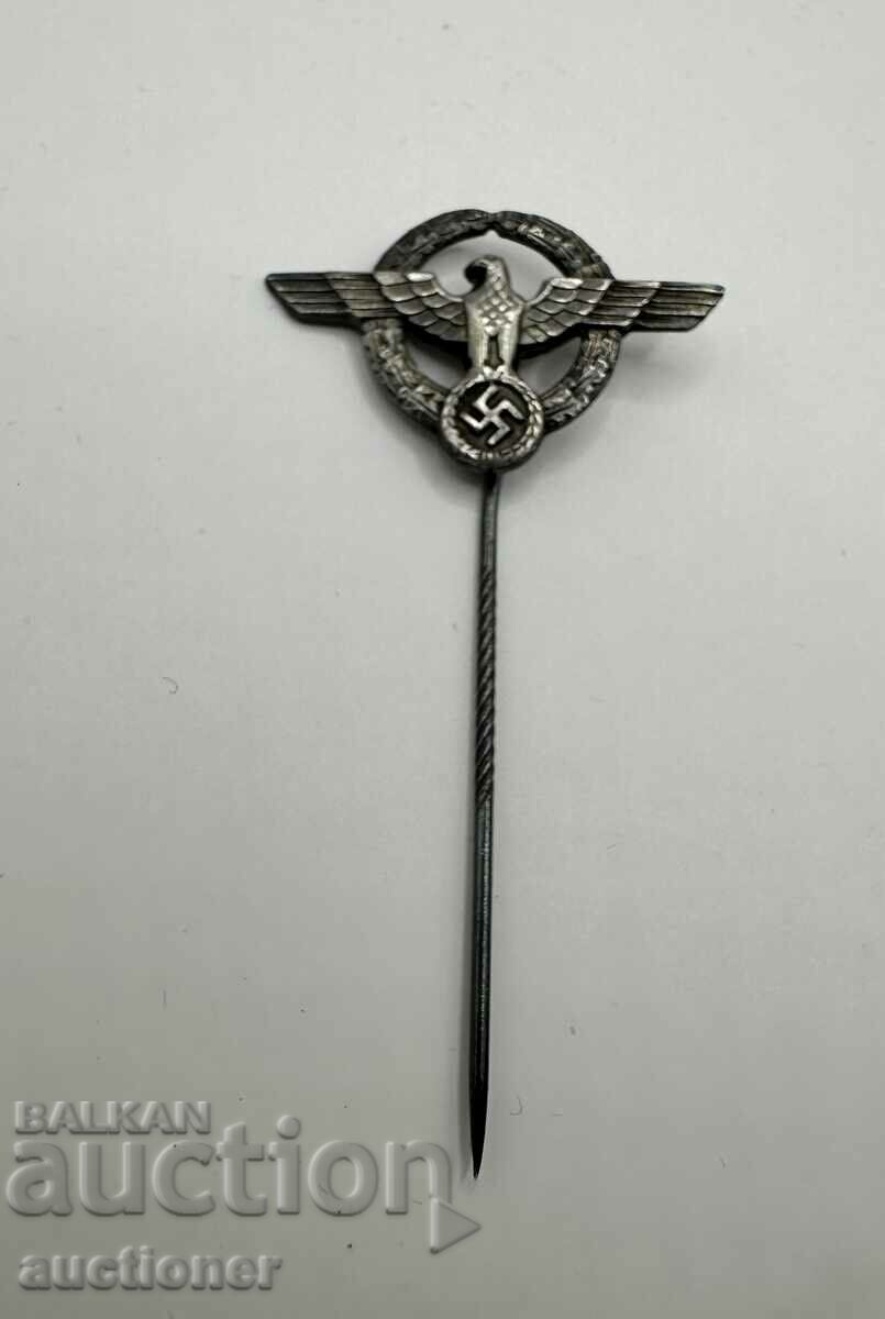 Badge Police Third Reich Germany original with price 150.00 BGN | € 76.69 Badge Police Third Reich Germany original with price 150.00 BGN | € 76.69