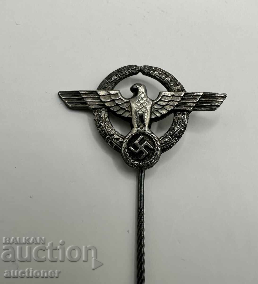 Badge Police Third Reich Germany original - 5 Badge Police Third Reich Germany original - 5