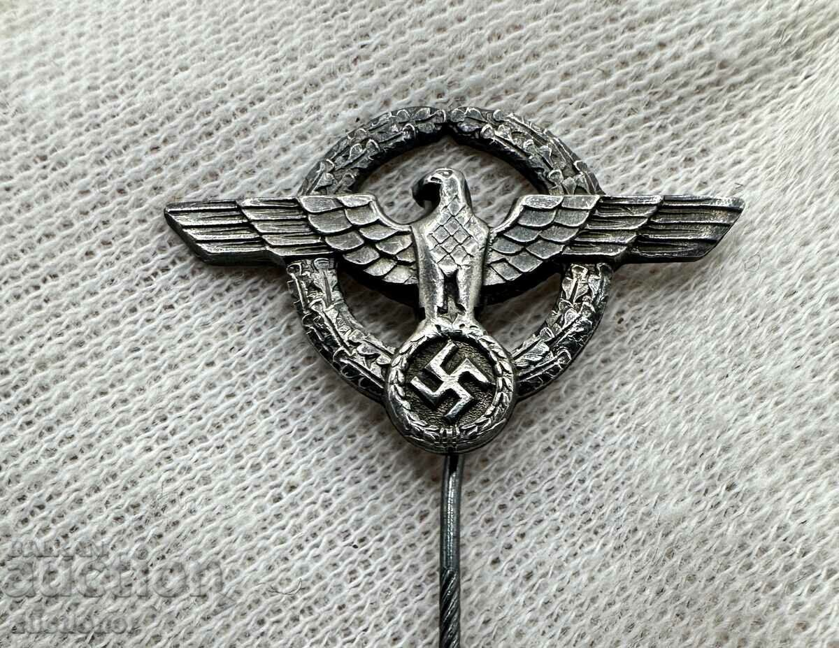 Badge Police Third Reich Germany original
