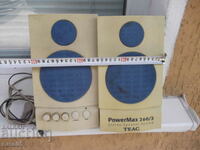 Lot of 2 pcs. speakers "TEAC Power Max 260/2" working